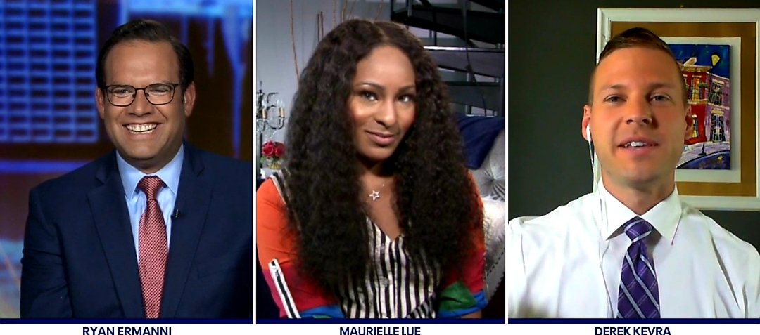 TheRobertBeal's tweet photo. Spreading joy all over Detroit, @MaurielleFOX2 is on @FOX2News #TheNine with @RyanEFox2 and @dkevrafox2- are you watching? #MaurielleLue #Anchorbae #Only1Elle #MorningsWithMauri https://t.co/1fhpuPSxVl