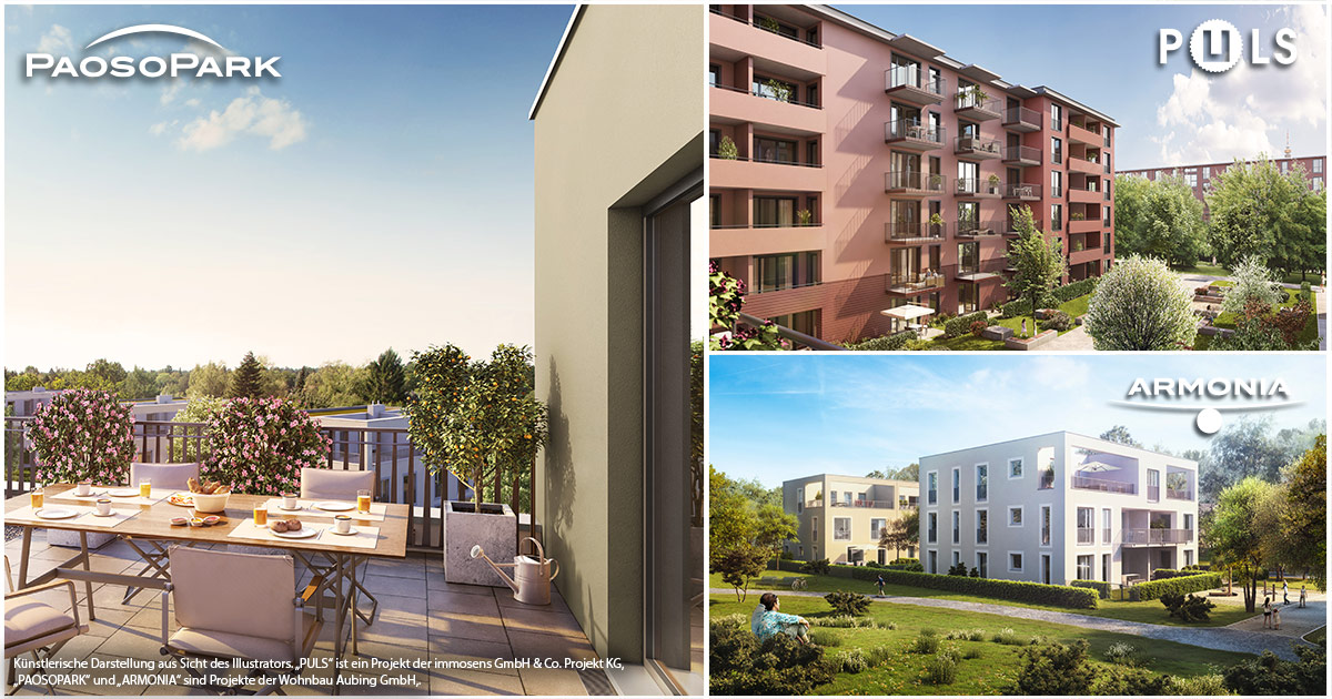 HI_Wohnbau's tweet image. Die aktuellen #Immobilienangebote im August sind online:
1. "PAOSOPARK": #Eigentumswohnungen in #München-Pasing.
2. "PULS": Eigentumswohnungen in München-#Moosach.
3. "ARMONIA": Eigentumswohnung in München-#Pasing.
Mehr Informationen unter: facebook.com/hiwohnbau/app/…