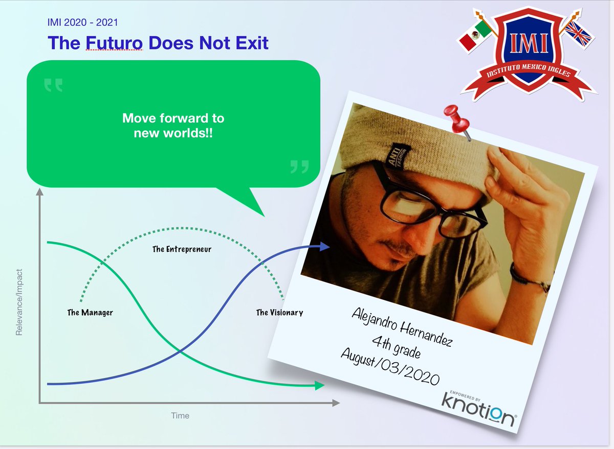 Moving forward to new worlds!!
<a href="/MexicoIngles/">Instituto México Inglés</a> #appledistinguisedschool
<a href="/AppleEdu/">Apple Education</a> <a href="/Knotion/">Buzz</a> #learningfromhome #SomosKnotion