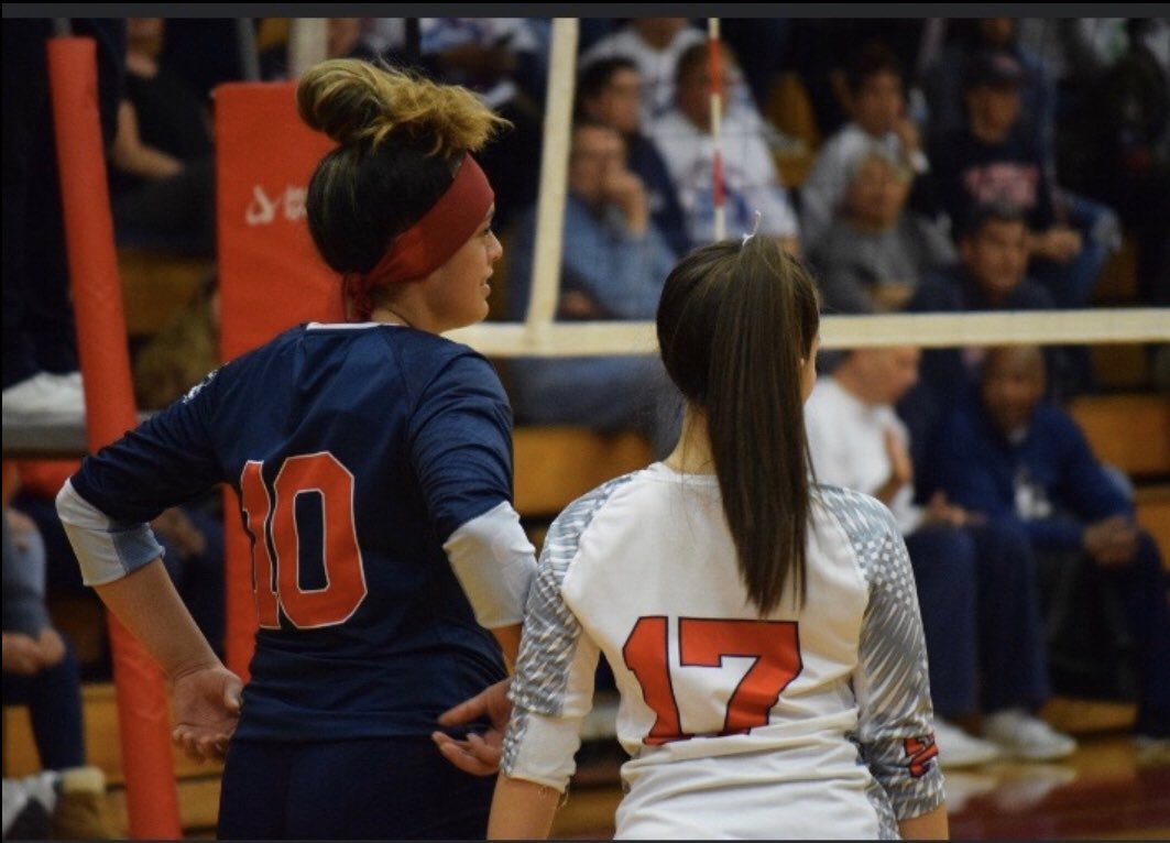 NECVolleyball's tweet photo. With only 14 days left till preseason Tihani #10 says “Although we live in uncertainty of times what I’m looking forward to is being back in Henniker. I’m ready for the competition and I’m ready to get back on the court.” #Grims #Volleyball #14days https://t.co/5fgtiA5mr0