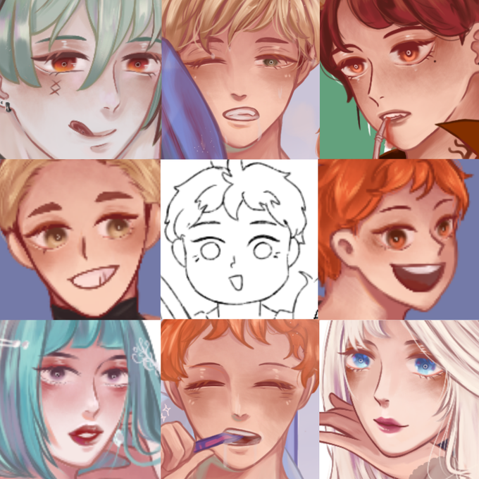 #faceyourart ft. atsuhina and mutuals' ocs?

hayo ada yg bisa nebak ini oc siapa aja??  (blm aku post satu pun karya full-nya ehe, maafkan aku(/ω\)♡) 