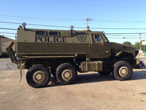 Thread: At least 12 police agencies in the Dallas-Fort Worth area have received mine-resistant, ambush protected vehicles from the federal government.I wanted to see what they're used for, so I asked the departments for a list/narrative of every time the vehicle has been used