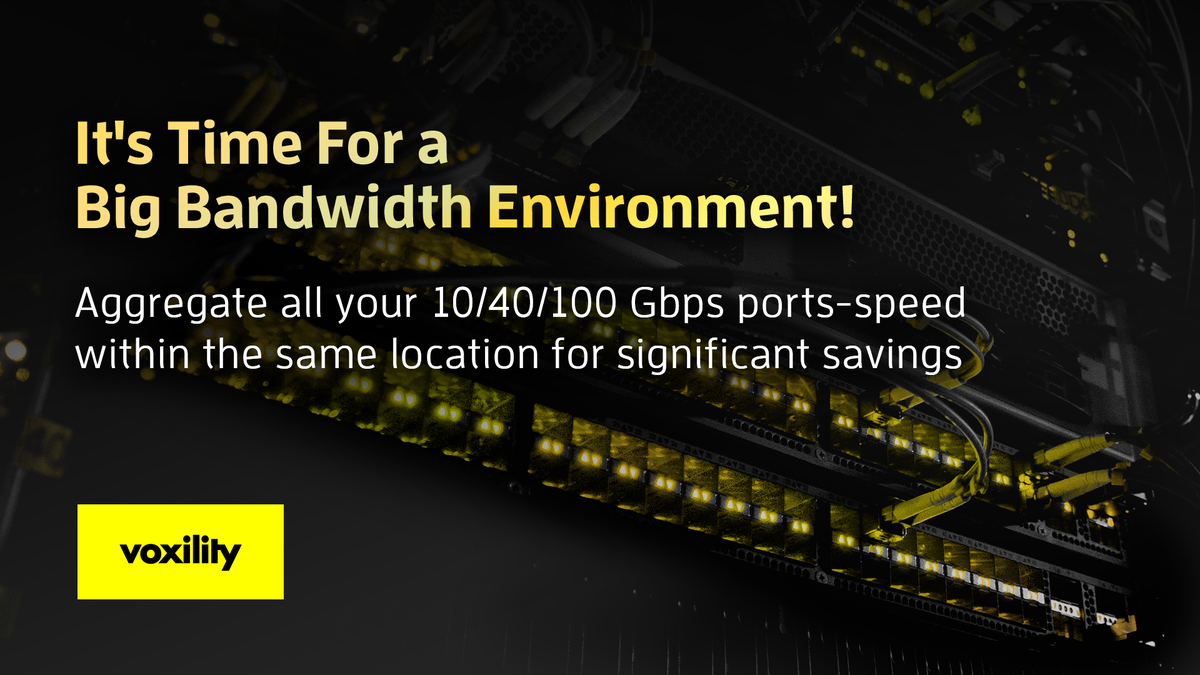 How much do you pay for your Bandwidth? Voxility's 100 Gbps Economy Internet Access now costs only 11,000 USD
>1500 network peers. No congestion. 
Check the new pricing: voxility.com