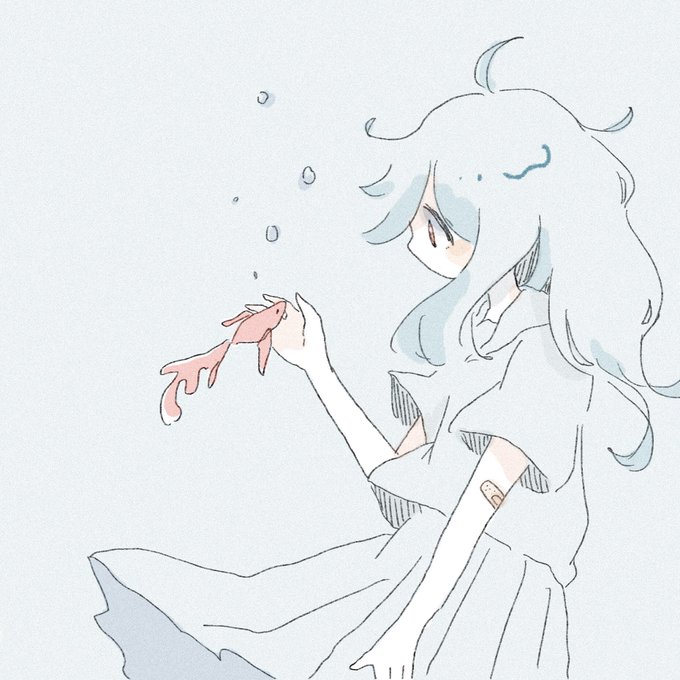 夏の浮遊感 みいこのイラスト