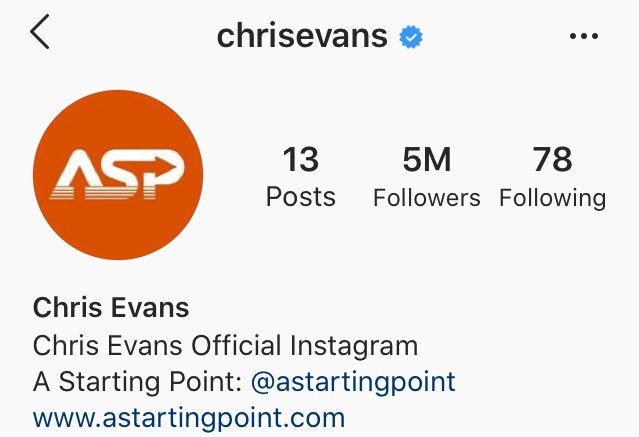 Chris Evans News On Twitter Chris Evans Has Now 5m Followers On Instagram - っ っ ᶜᵘᵇˢ robloxthreecubs twitter