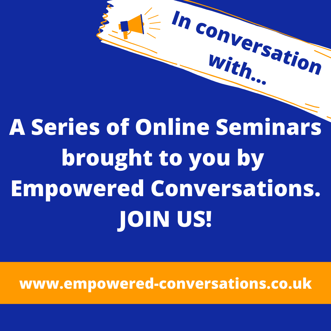 #AConversationwith... will be continuing from 9th Sept! These weekly online #dementia seminars bring together people affected by dementia, academics &amp; practitioners to share learning, practice &amp; research. Do you want to contribute? Previous conversations -empowered-conversations.co.uk/1-resources/