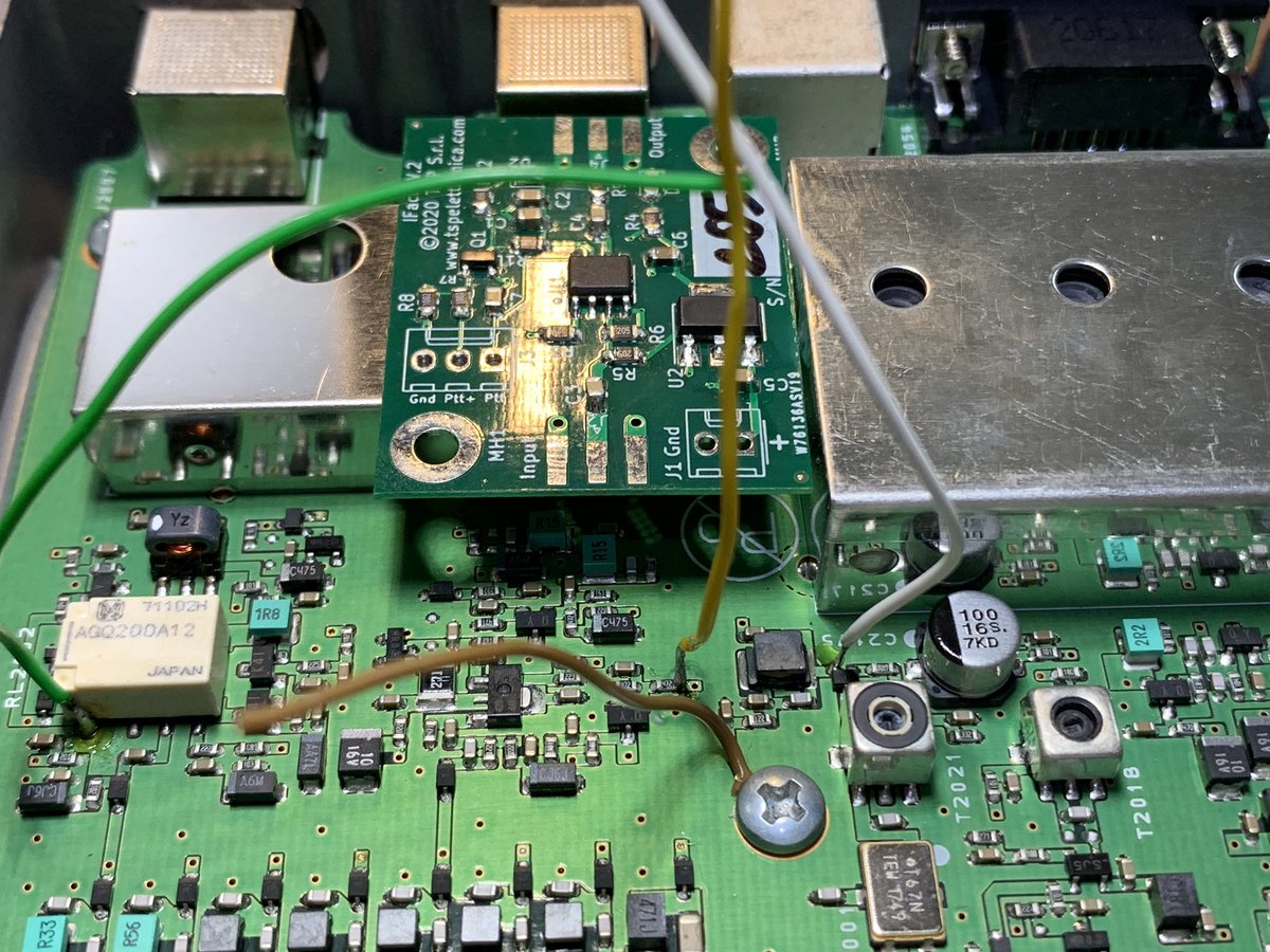 HB9VQQ's tweet photo. Installing Panadapter interface for the FT-450D https://t.co/p5vpjFk82S
#hamradio #hamr #ft450 https://t.co/pSFXlAcWpz