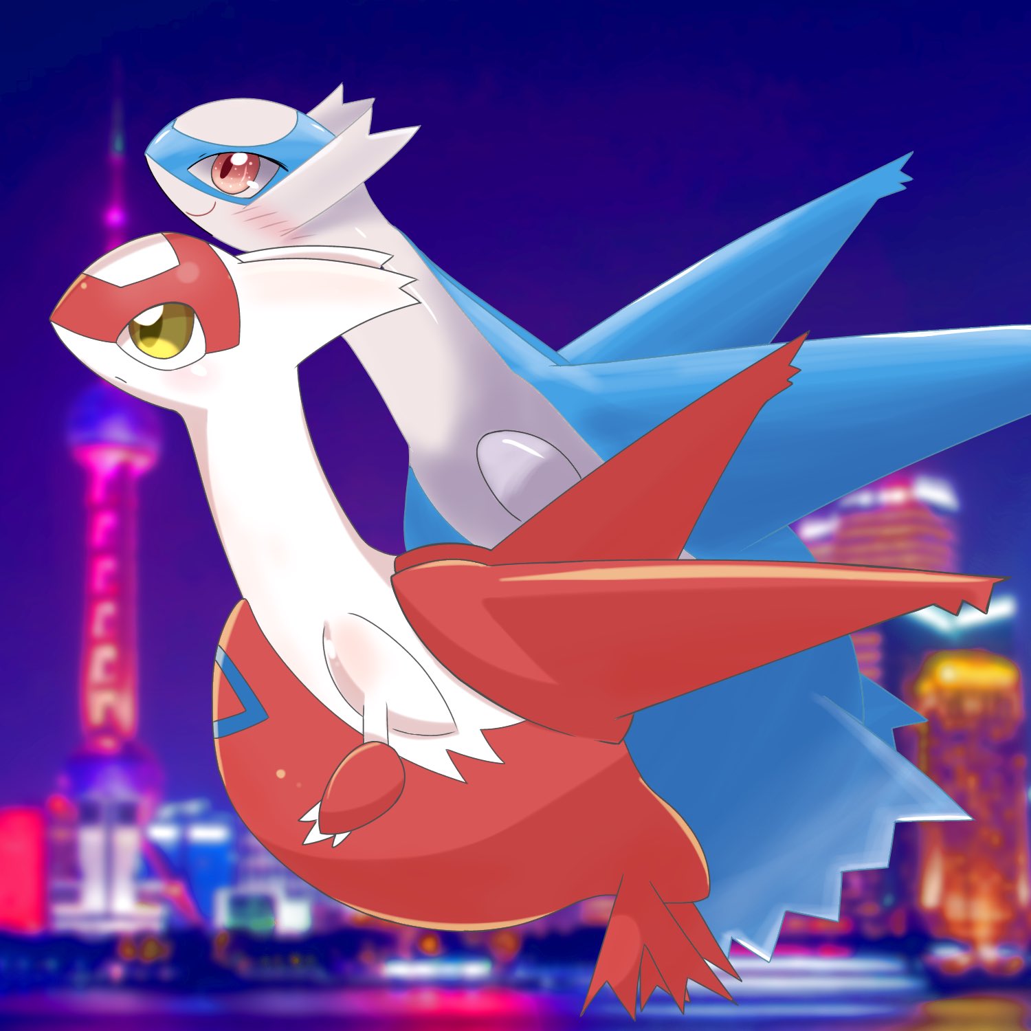 【圧縮なしで匿名配送】Pokemon Petit Pastel ラティ兄妹 Ponyta (Master Ball Foil) C 077/165 SV2a Pokémon Card 151