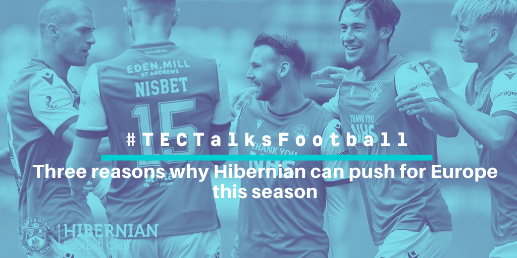 tecagency's tweet photo. Could @HibernianFC push for Europe next season? Due to a difficult league position, the club will not be playing European football this season, but maybe there's something in the future raising the stakes.
#TECKeepsPlaying #TECTalksFootball #WeAreAllHibs
https://t.co/f8g1ulNXSY https://t.co/rBc8RvuStV
