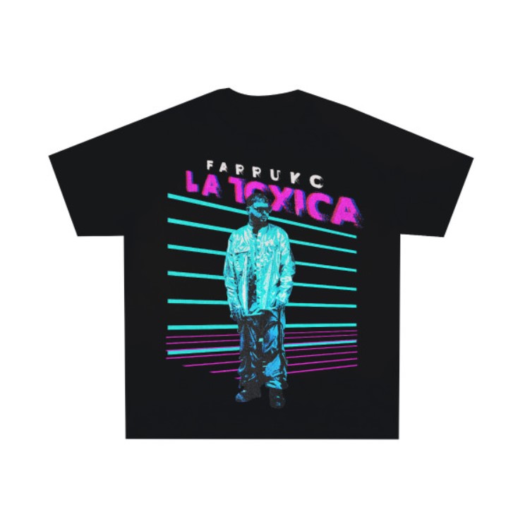 23. "La Toxica Black Tee" y de "La Toxica Tie-Dye Tee" ...