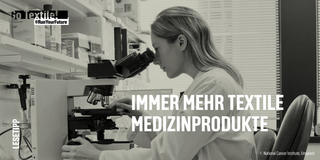 go_textile's tweet photo. Wusstest du, dass man mit #textilen #Materialien Brandwunden und sogar zerstörte Knochen heilen kann? 🏥👩‍⚕️👨‍⚕️  Hier ist unser #Lesetipp für euch:  https://t.co/rytbo7NwFB https://t.co/2vtm6uQMQS