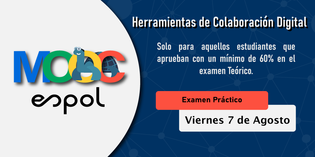 mooc_espol's tweet photo. ¿Aprobaste el Examen Teórico de #MOOCHCD #julio2020? ¡Felicidades!🥳 Ahora rendirás el Examen Práctico en modalidad virtual🧑‍💻. Recuerda revisar tu correo📧 para que estés al tanto de los detalles. 
@espol
@OtiliaAlejandro
@JoseAsencioEc
@Kchiluig
@cparedesverduga 
@paherrera1975 https://t.co/qHRJSIUFtr