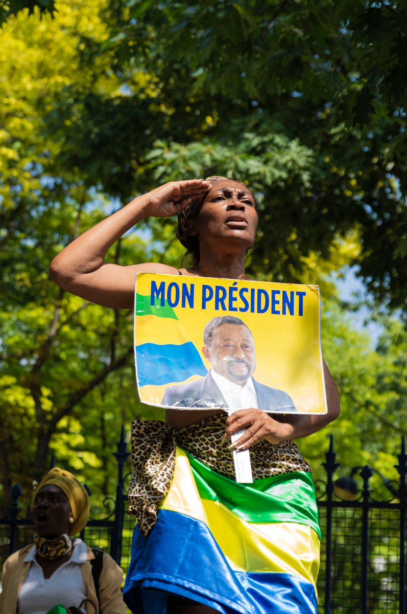 FDesaromes's tweet photo. Le peuple #Gabon-ais continue son combat✊✊✊👉👉👉 jusqu'à la restitution de notre élection volée le #27Août2016
#PourNosMartyrs 
🗣️🗣️🗣️#JeanPingPresident
@Europarl_EN @africanews @TV5MONDE @AFD_France @BFMTV @EmmanuelMacron https://t.co/tTyIdM7TZU