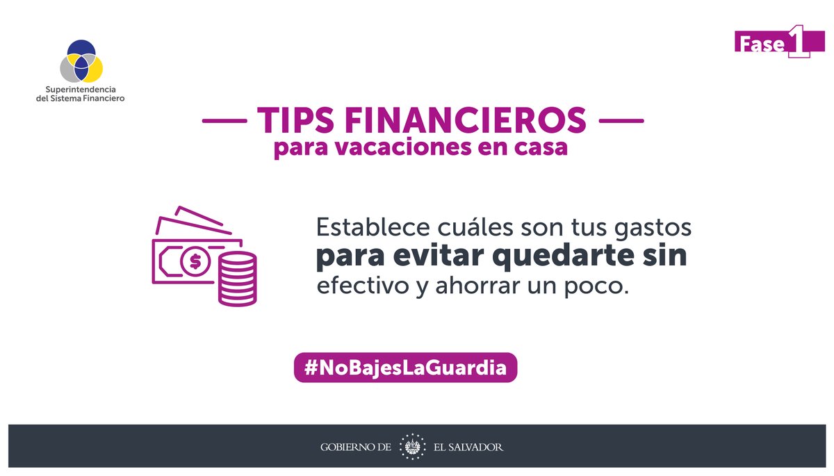 SSF_ElSalvador's tweet photo. Las vacaciones en casa son una buena oportunidad para reducir costos. Aprovecha tu tiempo libre para aprender nuevas recetas y preparar la comida en casa. https://t.co/TP7dLfp95Z