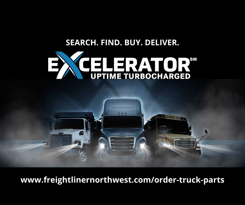 FreightlinerNW's tweet image. Skip the trip, sign up to order truck parts online with Excelerator! Search by VIN, Part Number, Description, VMRS and more! Click to get started:
freightlinernorthwest.com/order-truck-pa…
#FreightlinerNorthwest #AllNWRoadsLeadtoUS #Excelerator
