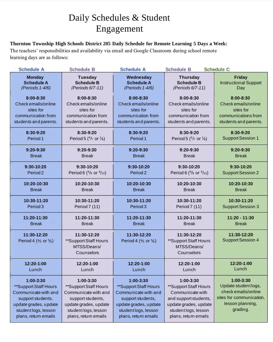 TTDistrict205's tweet image. District 205 has completed our 2020 remote learning plan that will ensure that each and every student will have every tool they need to be successful in the classroom. Please review this plan with you and your children so that everyone can be on the same page this fall!
