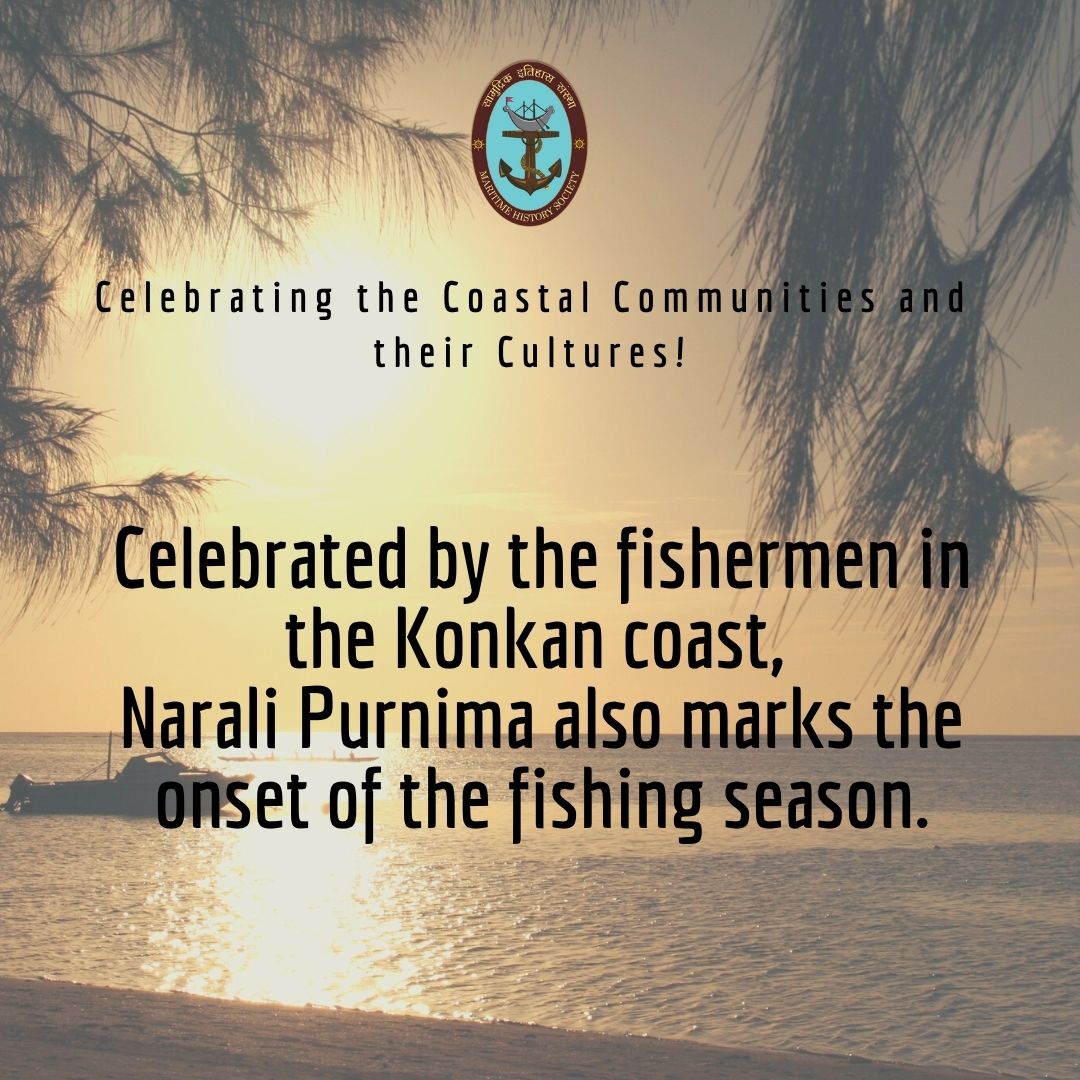 Celebrating #coastalcommunities & their #coastalheritage
#NaraliPurnima a festival that marks many #coastalpractices of India  
#maritimeheritage #maritimeculturalheritage #coastalIndia
@anjalikpurohit @Karboholic @HeritageMausam @srikantkesnur @CaptDKS @yogiat007 @TejasGarge