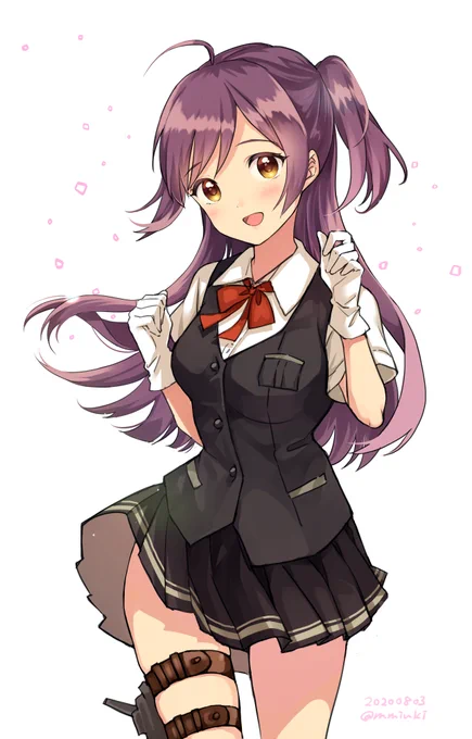 艦これ「萩風」 手袋制服かわいい。 