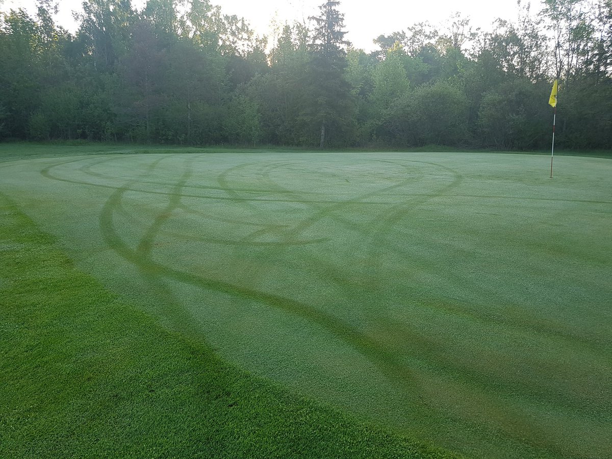 This is what i got to deal with first thing in the morning.  Not sure why people think this is cool or ok in anyway. Grrrr!!