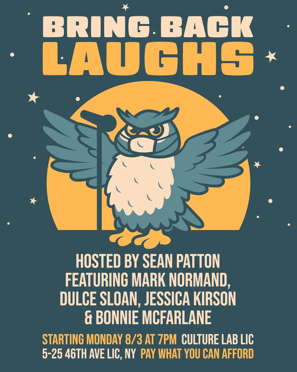 creekandcave's tweet photo. The Creek turned 14 on Saturday and we wanna laugh about it! Come to @CultureLabLIC tnt! Doors at 6. Show at 7. @mrseanpatton hosts @bonniemcfarlane @dulcesloan @marknorm & @JessicaKirson #Standupcomedy #liceats #licdrinks #liclaughs #beerandwine #localeats #bringbacklaughs https://t.co/ud5faFzjVy