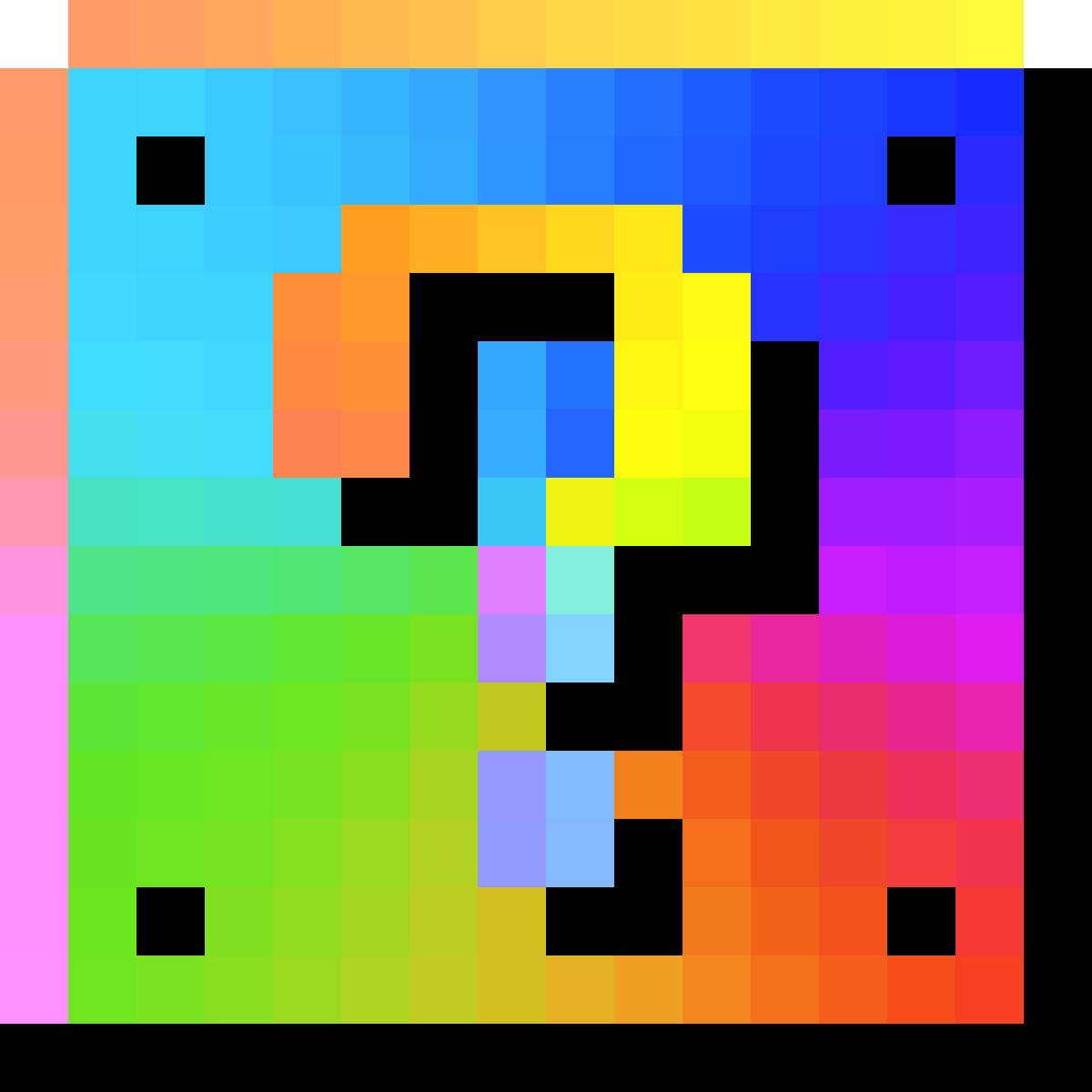 ShinyPol's tweet photo. Pride coloured retro style 16×16 8-bit shiny blocks with swirl and horizontal, radial and inverted radial gradients.
~3/1/19~
#shiny #block #blocks #shinyblock #pride #rainbow #swirl #8bit #horizontal #radial #gradient #16x16 #collage #clarendon
https://t.co/1UuAk530Rb https://t.co/ODK6c7f28R