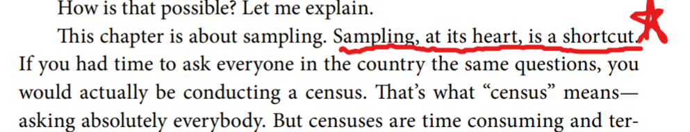 First, let's not forget that sampling -- any sampling -- is fraught with risk. You are not doing a census. 2/x