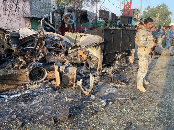 Multiple vehicles were also destroyed in the Jalalabad attack.  #Afghanistan