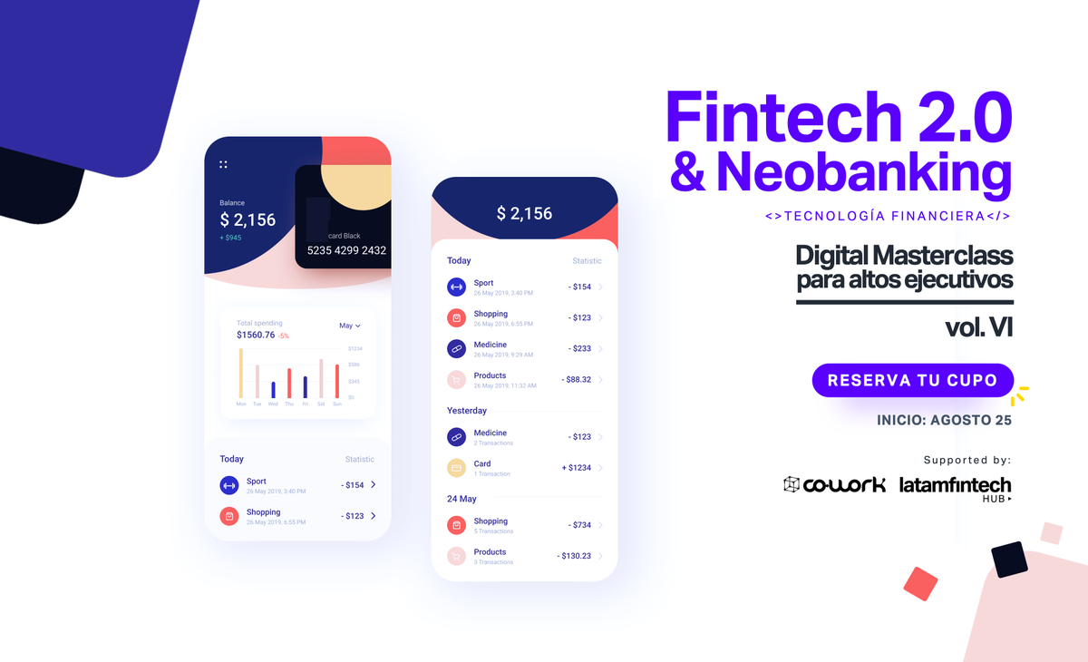 EdwinZacipa's tweet photo. 🏎️🏎️🏎️ Este año ya van más de 100 empresarios que se han unido a nuestra Masterclass de Fintech. ¡La más completa de Latam! Por eso, abrimos cupos para el batch #6: Reservas aquí 👉 https://t.co/GJ6bPeZF2J #FintechImparable https://t.co/EYY23MxXbp
