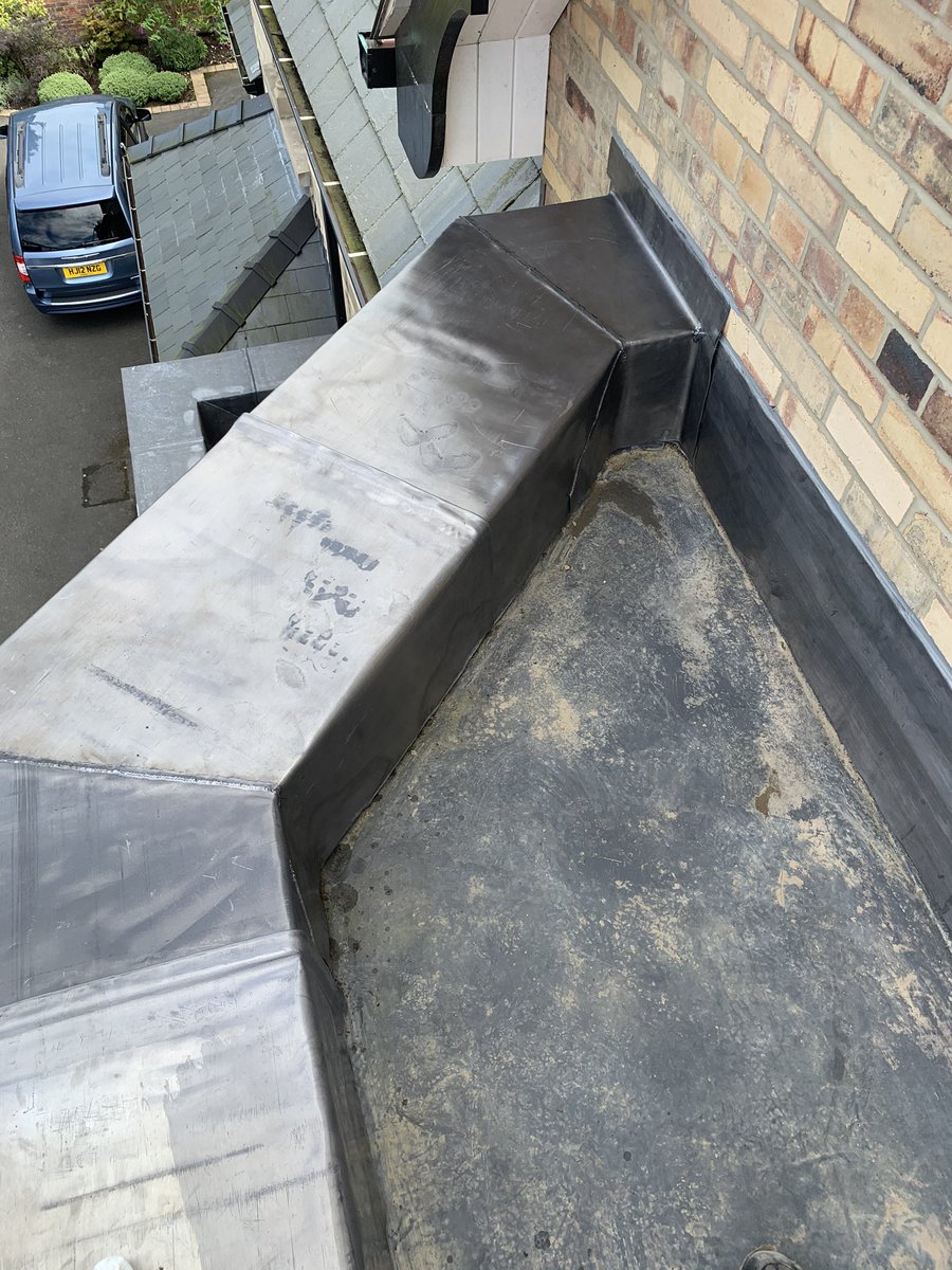 Recently completed specialist #leadwork carried out in #Altrincham #Cheshire