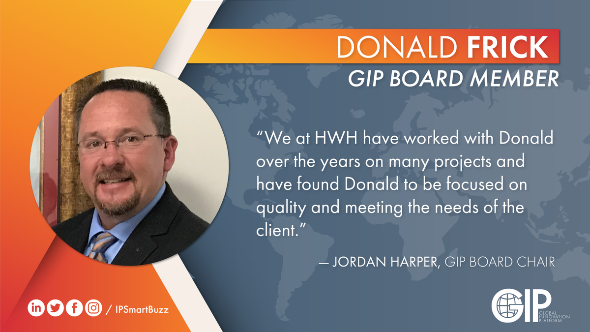 Meet Donald Frick, president of Pinnacle Design Group and one of our new board members! Read more >> globalinnovationplatform.com/news/gip-board… #ipfm #sgiot #iEcoNet #IPSmartBuzz #innovation #DigitalRevolution #DigitalEconomy #tech #affirmtogether