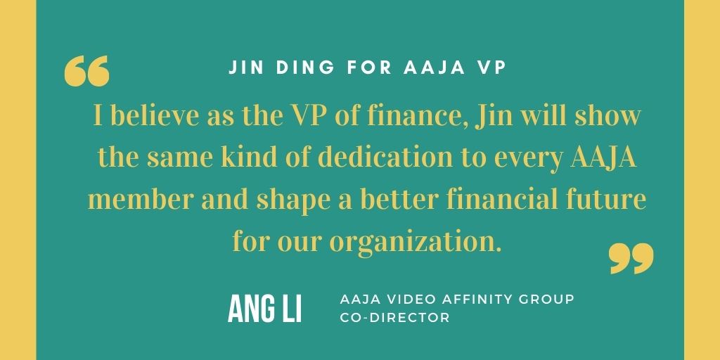 Thank you  @AngLiStories for endorsing me. I always make myself available for AAJA members and for all journalists of color. Tell me what I can do to better serve you. I'm all ears!
