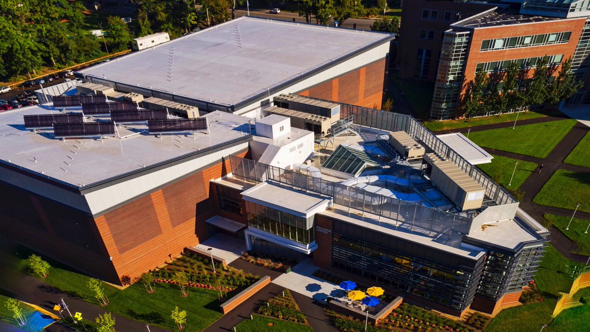 WSUgreen's tweet image. Did you know? Our Wellness Center collects rainwater in a 20,000 gallon underground tank. We use the rainwater to water plantings around the building. #RainWaterHarvesting #rainwatercollection #woostate #foragreenerwsu