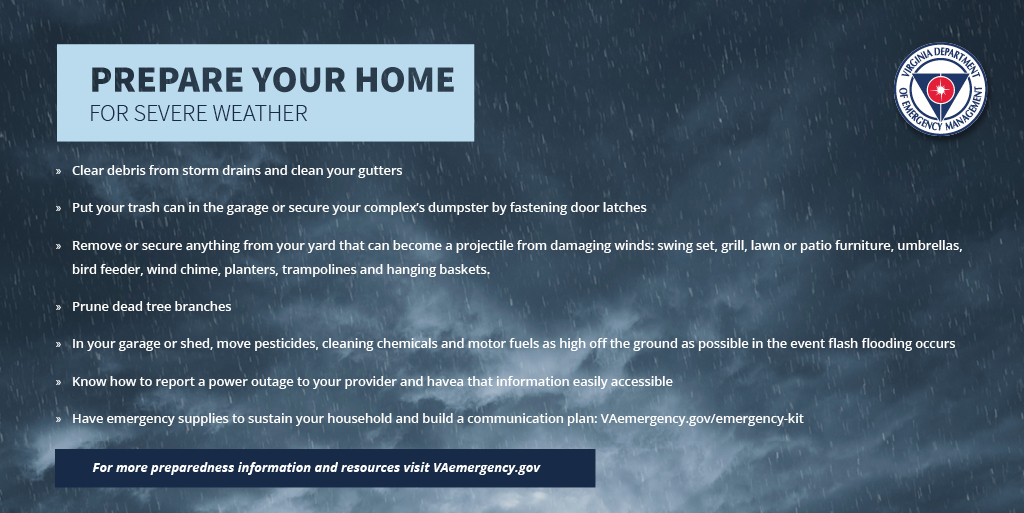 (1/6) Is your home prepared for severe weather? 