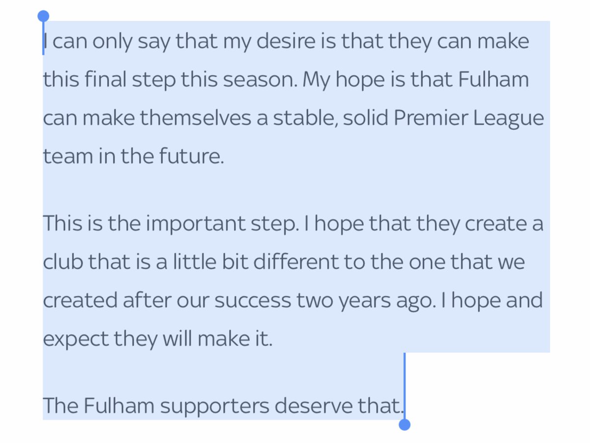 joenkan's tweet photo. 🖤 Lovely words from @Jokanovic. https://t.co/8Be2GHgmTs #jokanović #ffc #coyw https://t.co/E8yco84BJp