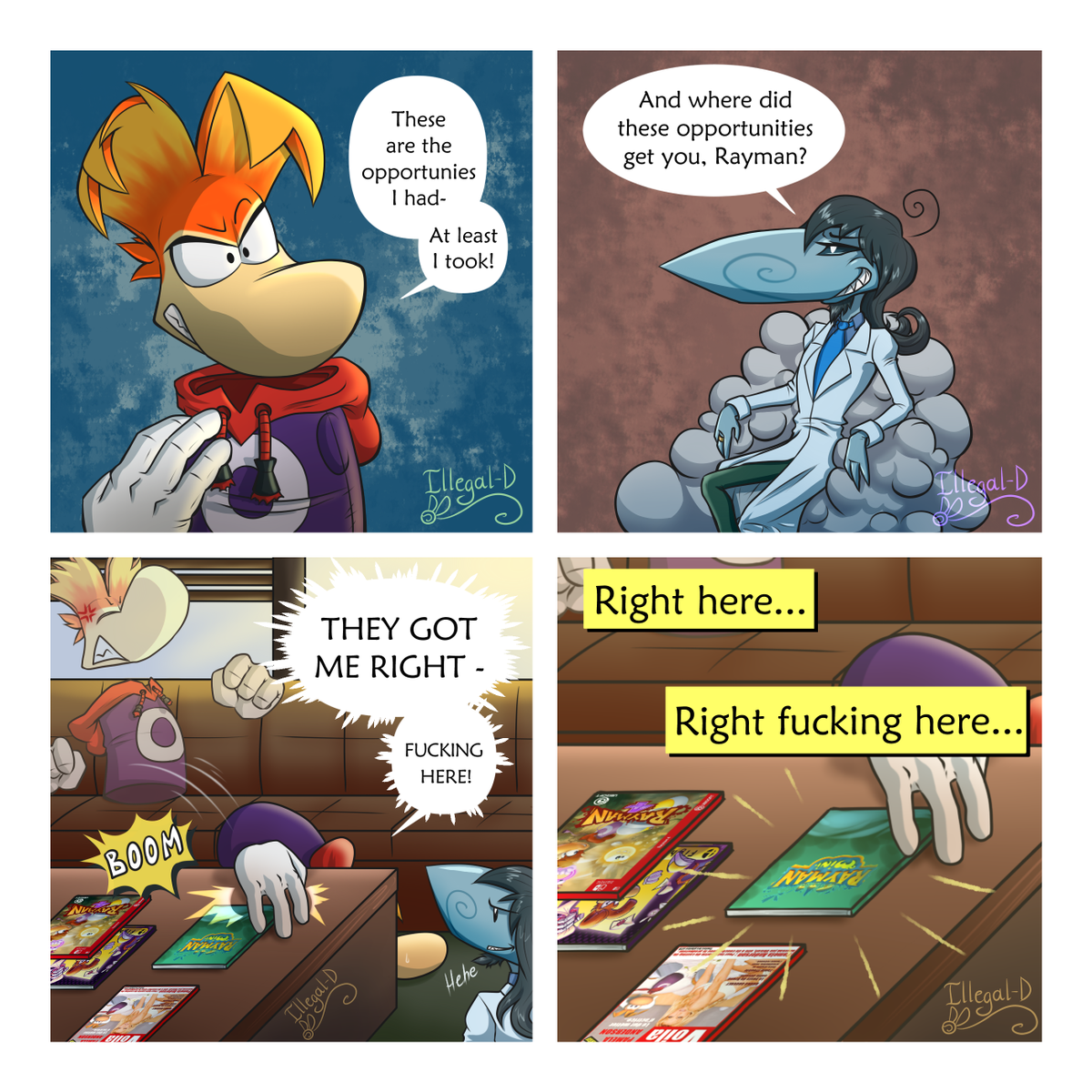 TodTheWizard's tweet photo. We know that Rayman's opportunities could actually lead him further, but all we got now is ... 👀✨
#rayman #oscarprowess #raymancomic #raymanoc #parody #rayman4 #raymaninsmash #raymanmini #gta5 https://t.co/fg08sgC7JL