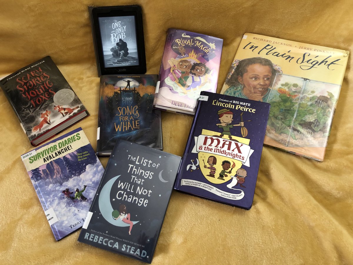 sgesLibrary's tweet image. Here are the books Ms. Blouch borrowed on her latest visit to the public library ⁦@HenricoLibrary⁩ ...what are other Cardinals excited about reading this week? ⁦@ShadyAtTheGrove⁩ ⁦@hcpslib⁩