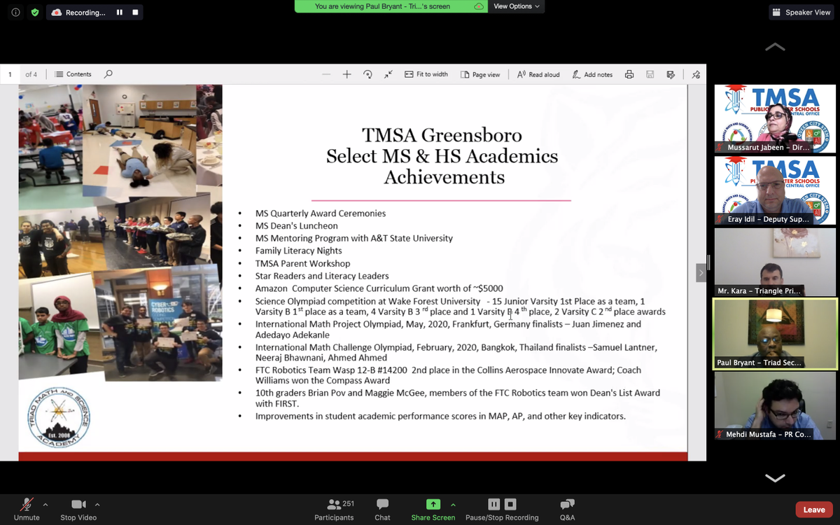 IdilEray's tweet image. Thank you, Dr. Bryant @TMSAPCS #TMSAPCS