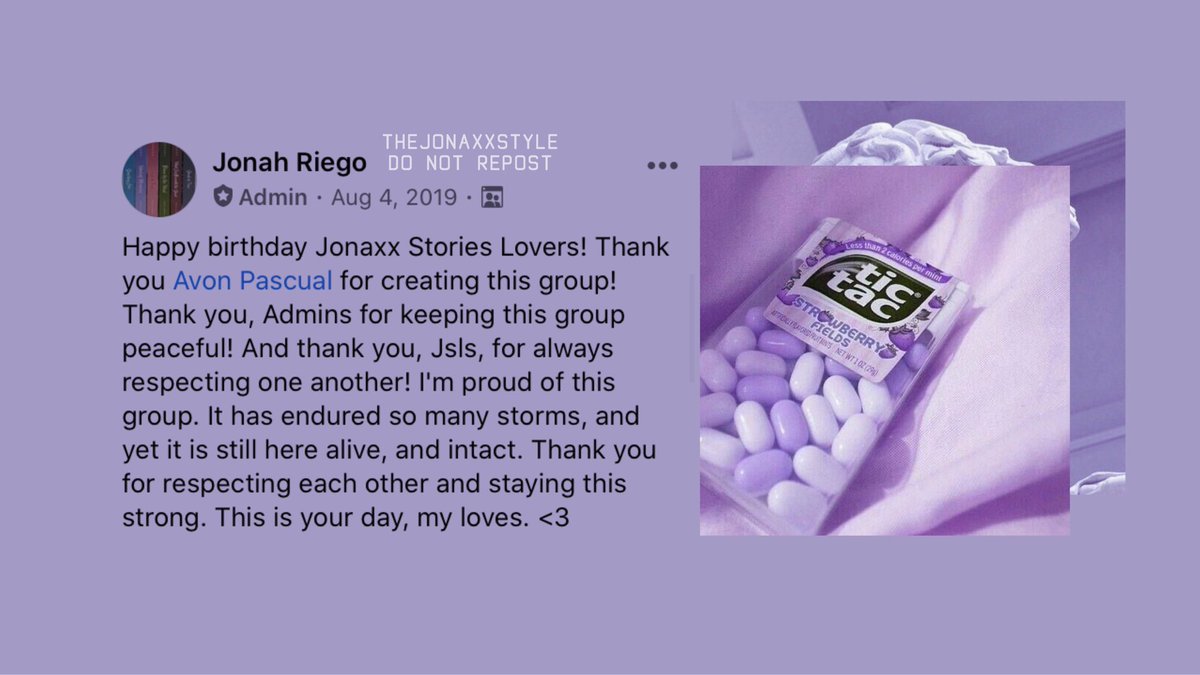 thejonaxxstyle's tweet photo. We have been together for seven years now and is still intact, staying strong. This day is ours. Today is jonaxx’ stars’ day!

Happy anniversary, JSLs! Thank you, Ate J &amp; to her admins who created Jonaxxstories Lovers!

#JSLsHaPITOgetherWithJonaxx https://t.co/mPbvyRXHnd