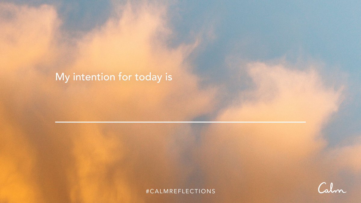 calm's tweet photo. “The most powerful thing we can do with what we choose is to regularly re-choose it.” — @withlovecleo
What will you choose to do with this day? #CalmReflections https://t.co/NKJgDev1yu
