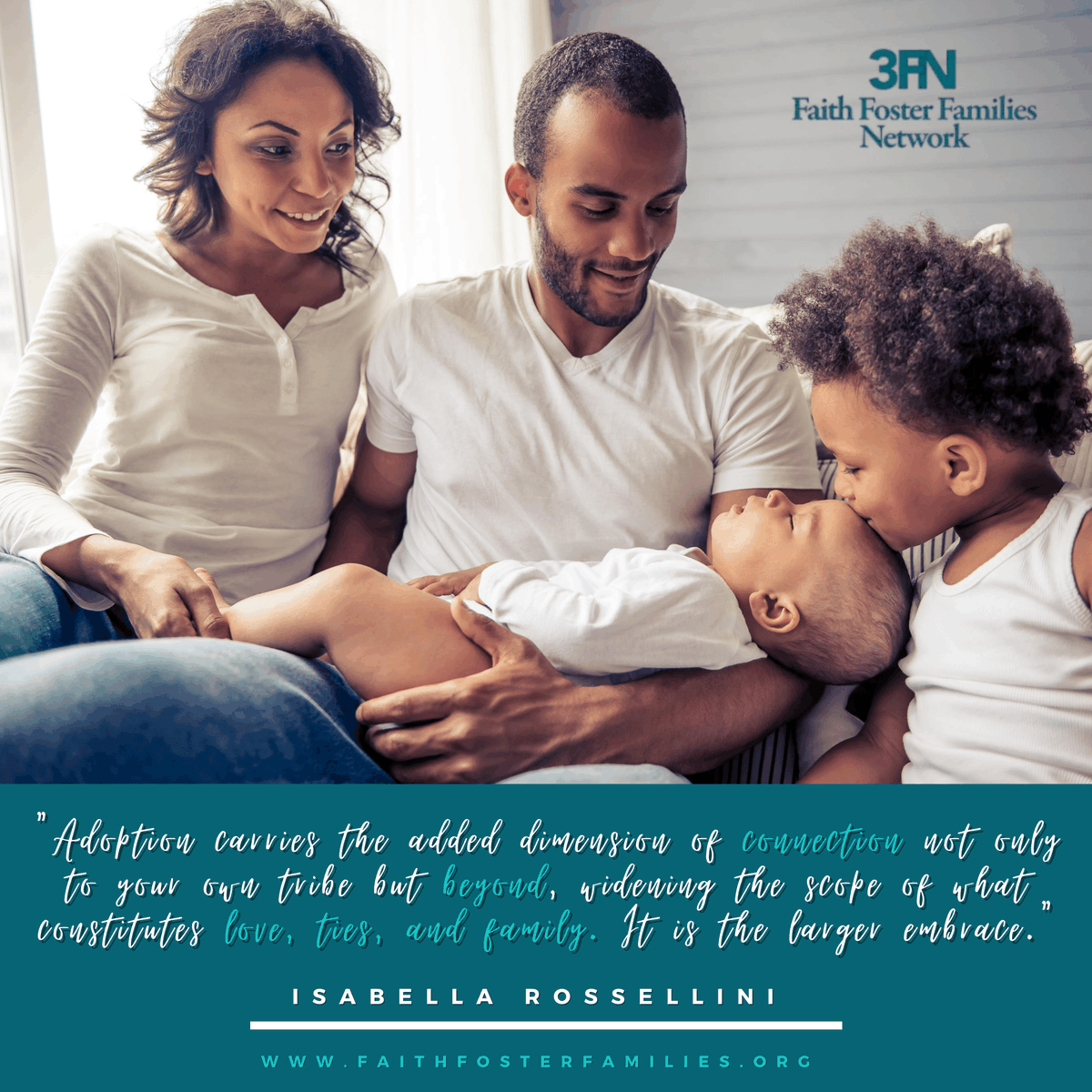 FaithFosterFam's tweet photo. “Adoption carries the added dimension of CONNECTION not only to your own tribe but BEYOND..."
Contact us: ➡️https://t.co/EVQ69abrPL
📱 323-531-7900 #3fn #faithfosterfamiliesnetwork #fosterfamily #fosterkid #fosteryouth #fostercare https://t.co/vkS9VrdZB2