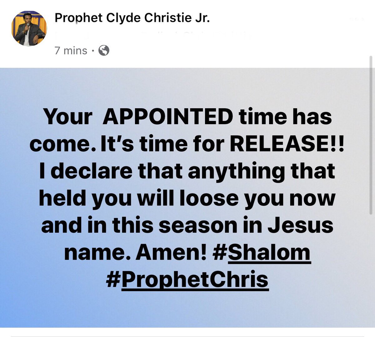 radicalchris's tweet photo. #ANNOUNCEMENT! 
.
.
#Appointed #AppointedTime has come! #Appointment #Now High Time for #Release #Believe #Receive #PropheticWord #August #Prophecy #iNeedaWord #WatchGod #SumaCome 
#NahStopPray #ProphetChris #RadicalChris https://t.co/PGvcfUxAz5