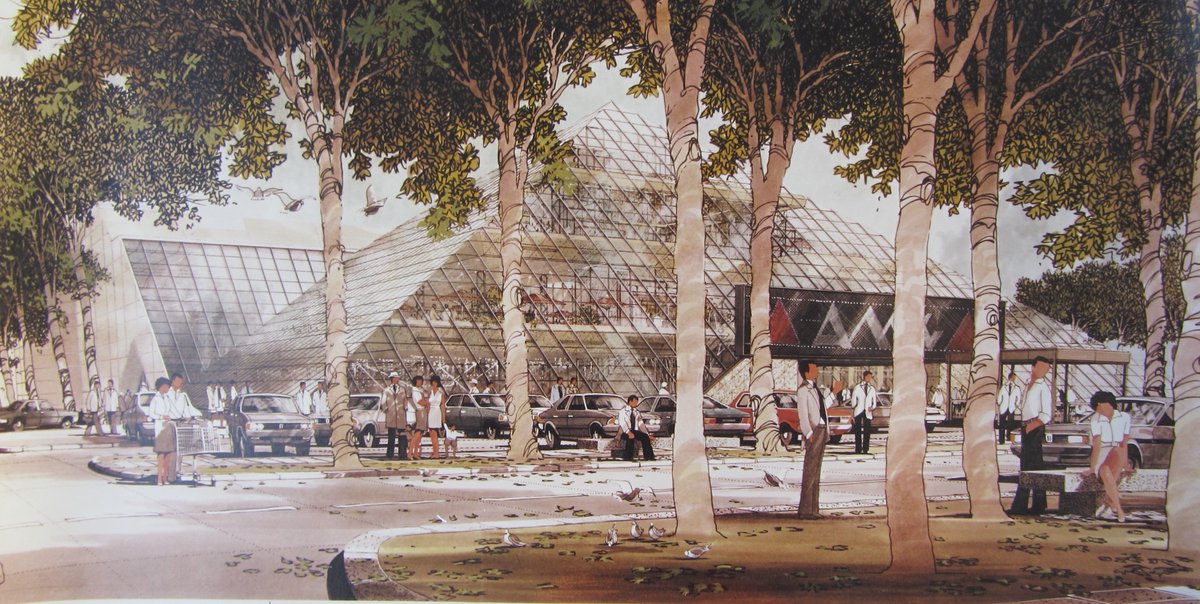 TimSkeltonMK's tweet photo. Is there a more loved building in MK than #ThePoint by @bdp_com  - the building that started the multi-screen revolution?  Scheduled for demolition by owners @Hammersonplc but wouldn't it be nice if the pandemic forced a rethink with some temporary uses? #savethepoint https://t.co/Jb5W8n5Jw1