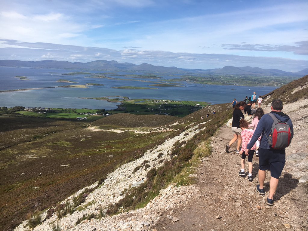 cbbarlow's tweet image. A week late (and a day) for Reek Sunday, but a beautiful day to summit Croagh Patrick. #MakeABreakForIt #mayo #staycation