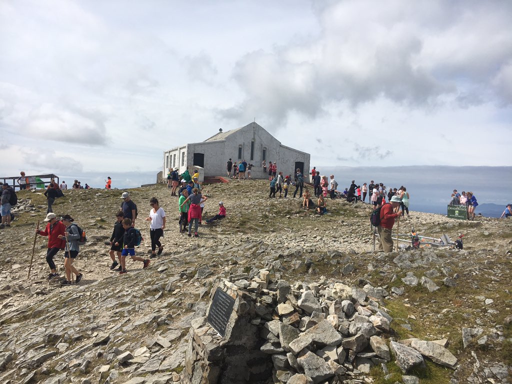 cbbarlow's tweet image. A week late (and a day) for Reek Sunday, but a beautiful day to summit Croagh Patrick. #MakeABreakForIt #mayo #staycation