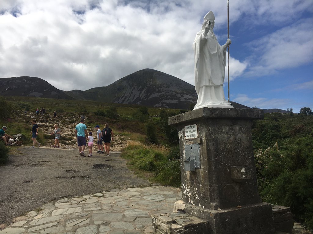 cbbarlow's tweet image. A week late (and a day) for Reek Sunday, but a beautiful day to summit Croagh Patrick. #MakeABreakForIt #mayo #staycation