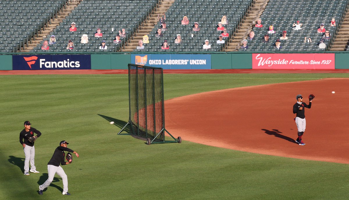 JoeNogaCLE's tweet photo. Cleveland Indians expand cardboard cutout fans at Progressive Field: Here’s how you can buy yours
https://t.co/NZcTuM92kH https://t.co/hhBfTT3BvU