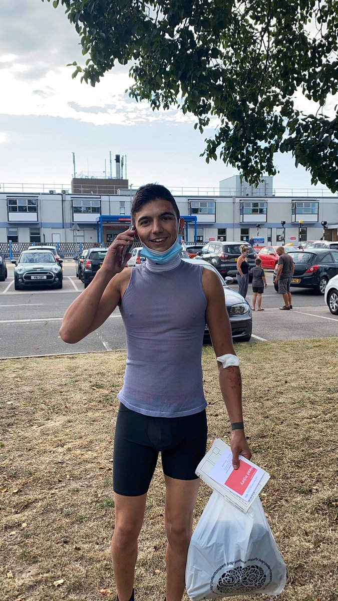 He’s alive ! Walks out of hospital abusing us for not leaving his clothes inside 😂 nice bang to the head but we all think he needed that 🤣<a href="/AtTheRaces/">At The Races</a> <a href="/RacingPost/">Racing Post</a> <a href="/GTYarmouthRaces/">Great Yarmouth Races</a>
