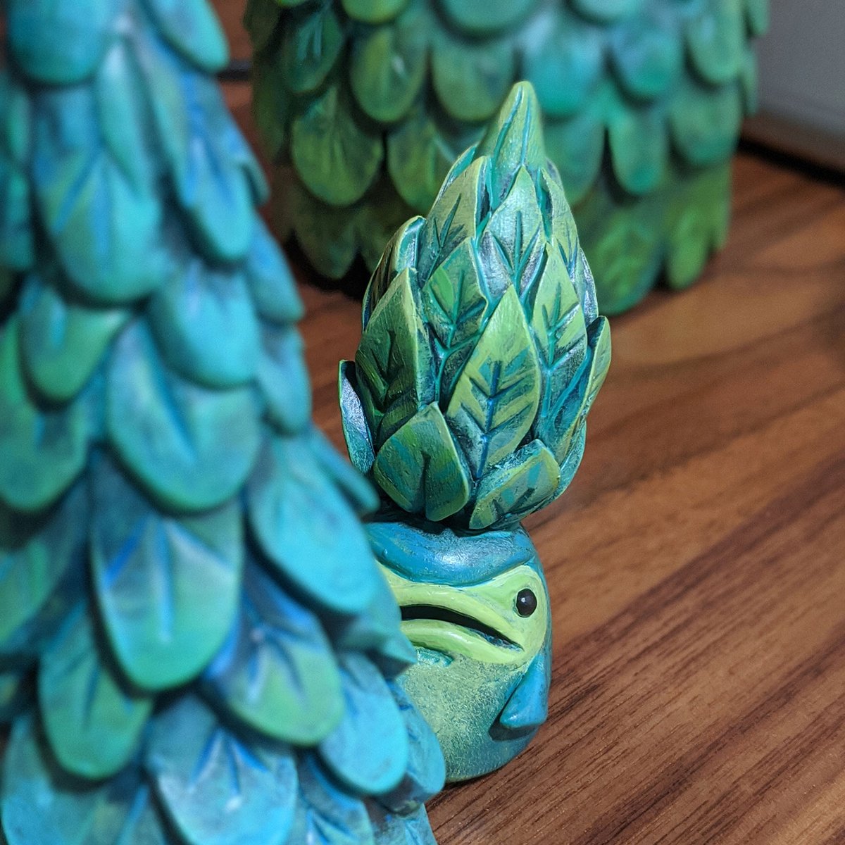 cliffbmitchell's tweet photo. Cunning and devious. These Bushmobs can be found lurking in the landscape! 🌳🌳🌳

#indiegame #indiegamedev #gamedev #oddfauna #terrabeast #bushmob #smile #characterdesign #originalcharacter https://t.co/WxrtVfTA7u