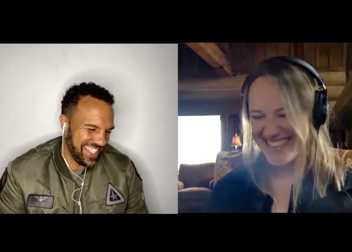 TheJennyCurtis's tweet photo. Most of my conversation w/ @OTFagbenle was spent laughing.  We talk @OfficialMaxxx_ on @hulu, Luke on @handmaidsonhulu, almost not auditioning &amp; booking his role in @MarvelStudios #BlackWidow, &amp; his charity #ABCFoundation. O-T, you’re awesome. Thank you!

https://t.co/4PJZbZVLUg https://t.co/znjoGjQ8YU