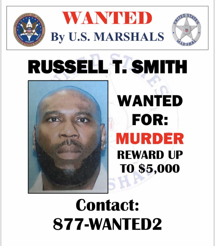 US Attorney MDGA (@usao_mdga) on Twitter photo #BOLO Last seen 7/31 in McDonough, GA: Russell Smith of Windsor, CT is the suspect in the double murder of brothers Aaron Walker and Franklin Spencer on 2/20/20. Smith is considered armed and dangerous. If you see Smith, do not approach, please call 877-WANTED2. <a href="/USMarshalsHQ/">U.S. Marshals Service</a> #BOLO Last seen 7/31 in McDonough, GA: Russell Smith of Windsor, CT is the suspect in the double murder of brothers Aaron Walker and Franklin Spencer on 2/20/20. Smith is considered armed and dangerous. If you see Smith, do not approach, please call 877-WANTED2. <a href="/USMarshalsHQ/">U.S. Marshals Service</a>